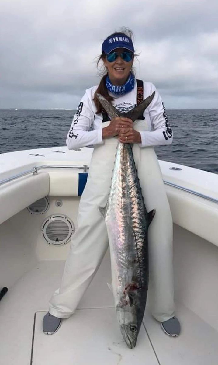 Sherri holding a big fish